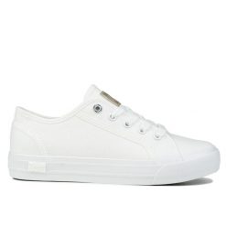Buty damskie trampki sportowe Lee AVA C WOMEN LOW. Białe obuwie sportowe damskie Lee, bez wzorów, z jeansu, biznesowe, przed kostkę, bez zapięcia. Za 119.00 zł.