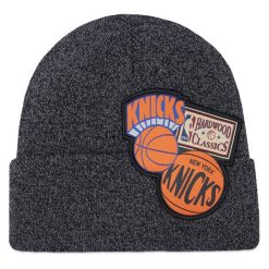 Czapka Mitchell & Ness. Czarne czapki i kapelusze męskie Mitchell & Ness, na zimę, bez wzorów. Za 119.99 zł.