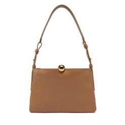 Torebka Furla. Brązowe torebki do ręki damskie Furla, bez wzorów, klasyczne, bez dodatków. Za 959.99 zł.