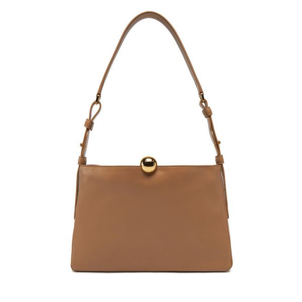 Torebka Furla. Brązowe torebki do ręki damskie Furla, bez wzorów, klasyczne, bez dodatków. Za 959.99 zł.