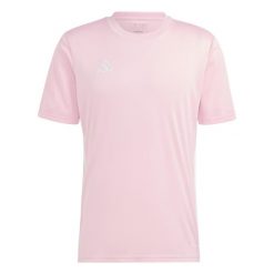 Koszulka adidas Tabela 23. Czerwone koszulki sportowe męskie Adidas, l, bez wzorów, z materiału, bez kołnierzyka, bez ramiączek, do piłki nożnej. Za 67.99 zł.
