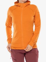 Bluza z kapturem damska Rab Nexus Hoody. Brązowe bluzy damskie RAB, m, bez wzorów, z materiału, z kapturem. Za 324.49 zł.