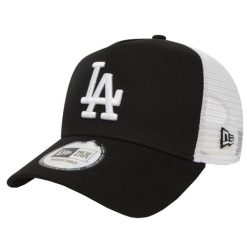 Czapka Trucker New Era MLB Los Angeles Dodgers. Czarne czapki i kapelusze damskie New Era, bez wzorów, z bawełny, sportowe. Za 129.99 zł.