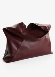 Miękka torba typu shopper XXL. Czerwone torebki shopper damskie bonprix, bez wzorów, duże, bez dodatków. Za 114.99 zł.