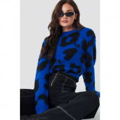 Rut&Circle Sweter Leopard - Blue. Swetry damskie marki Rut&Circle. Za 202.95 zł.