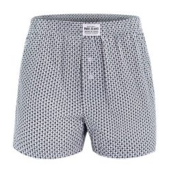 Bokserki Luźne, Majtki z Rozporkiem na Guziki, Męskie - Pako Jeans - Drobny Wzór. Bokserki męskie Pako Jeans, l, bez wzorów, z bawełny. Za 33.00 zł.