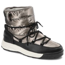 Czarne Śniegowce Big Star Modne Ocieplane Buty Damskie. Czarne kozaki damskie Big Star, z futra. Za 209.00 zł.