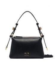 Armani Exchange Torebka XW002990 AF26452 UC001 Czarny. Czarne torebki do ręki damskie Armani Exchange, bez wzorów, ze skóry, bez dodatków. Za 614.99 zł.
