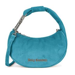 Torebka Juicy Couture. Niebieskie torebki do ręki damskie Juicy Couture, bez wzorów, klasyczne, bez dodatków. Za 299.99 zł.