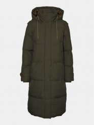 Vero Moda Curve Kurtka zimowa 10301538 Zielony Regular Fit. Zielone kurtki damskie Vero Moda Curve, na zimę, bez wzorów, z syntetyku, bez kaptura. Za 359.99 zł.