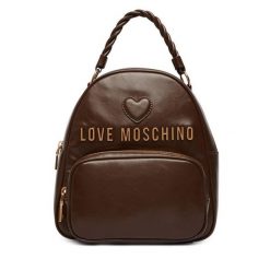 Plecak LOVE MOSCHINO. Brązowe plecaki damskie Love Moschino, bez wzorów. Za 1,139.00 zł.