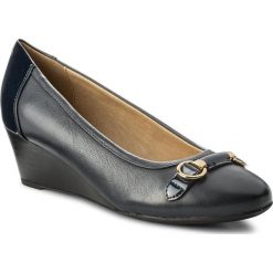 Półbuty GEOX - D Floralie C D82T4C 08502 C4002 Navy. Niebieskie półbuty damskie Geox, ze skóry ekologicznej. W wyprzedaży za 289.00 zł.