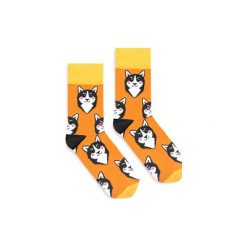 BananaSocks - skarpetki HUSKY. Brązowe skarpety damskie Banana socks, z motywem zwierzęcym. Za 27.99 zł.