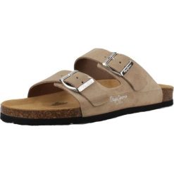 Sandały PEPE JEANS OBAN SUEDE W Jasnobrązowy. Brązowe sandały damskie Pepe Jeans, bez wzorów, z jeansu, bez obcasa, bez zapięcia. Za 254.80 zł.