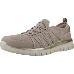 Buty SKECHERS GRACEFUL PURECRUSH Szary. Szare obuwie sportowe damskie Skechers, bez wzorów, z syntetyku, trekkingowe, Skechers Sport. Za 289.99 zł.