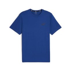 Puma Koszulka Ess Small Logo 58666959. Niebieskie koszulki sportowe męskie Puma, m, bez wzorów, bez kołnierzyka, bez ramiączek, na jogę i pilates. Za 60.99 zł.