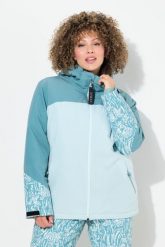 Damskie Kurtka funkcyjna HYPRAR wodoodporna osłona przeciwśnieżna kaptur. Zielone kurtki damskie Ulla Popken, plus size, bez wzorów, z elastanu, bez kaptura, narciarskie. Za 799.99 zł.