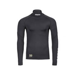 Longsleeve do pływania męski Musto Championship Rash Guard. Czarne bluzki z długim rękawem męskie Musto, l, bez wzorów, z elastanu, wakacyjne, bez kołnierzyka. Za 229.99 zł.