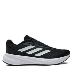 Buty do biegania adidas. Czarne buty sportowe męskie Adidas, bez zapięcia, do biegania. Za 229.99 zł.