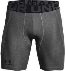 Under Armour Spodenki męskie Sportowe HeatGear Compression szare XXL. Szare krótkie spodenki sportowe męskie Under Armour, m, bez wzorów. Za 141.90 zł.