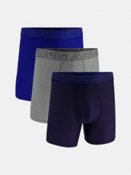 Bokserki męskie 3-pak Under Armourperf Tech Mesh 6in Mix Mix. Niebieskie bokserki męskie Under Armour, m, bez wzorów, z materiału. Za 159.99 zł.
