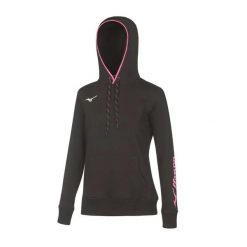 Bluza damska z kapturem Mizuno. Czarne bluzy damskie Mizuno, m, bez wzorów, z kapturem, na fitness i siłownię. Za 227.00 zł.