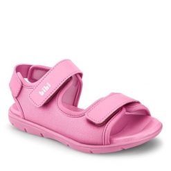 Sandały Bibi. Czerwone sandały dziewczęce Bibi, bez zapięcia. Za 119.99 zł.