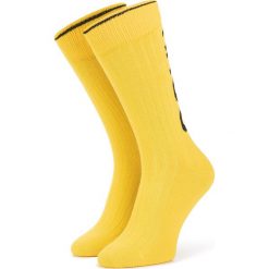 Skarpety Wysokie Unisex HUGO - Bs Rib Logo Cc 50416642 731. Żółte skarpety damskie Hugo, bez wzorów, z bawełny. Za 65.00 zł.