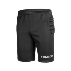 Spodenki bramkarskie Reusch Starter II. Czarne buty sportowe męskie Reusch, l, bez wzorów, na fitness i siłownię. Za 165.50 zł.