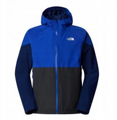 Kurtka przeciwdeszczowa The North Face Lightning Zip-In Jacket - asphalt grey/tnf blue. Niebieskie kurtki męskie The North Face, m, bez wzorów, bez kaptura. Za 720.95 zł.