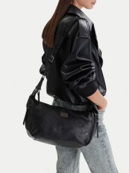 G-Star Raw Torebka C-LDA5453B Czarny. Czarne listonoszki damskie G-Star Raw, bez wzorów, z materiału, retro, bez dodatków. Za 179.99 zł.