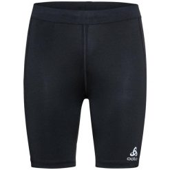 Legginsy krótkie do biegania męskie Odlo ESSENTIAL. Czarne legginsy sportowe męskie Odlo, l, bez wzorów, krótkie, do biegania. Za 239.99 zł.
