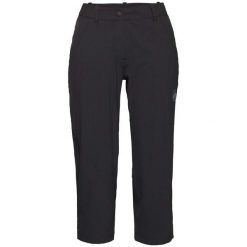 Spodnie Mammut Hiking V Capri Pants Women Damskie. Czarne spodnie sportowe damskie Mammut, s, bez wzorów, z elastanu, trekkingowe. Za 424.99 zł.