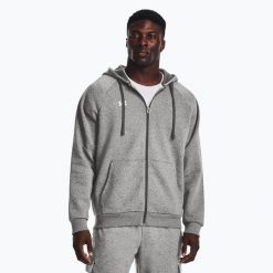 Bluza Under Armour Rival Terry OS Hoodie. Szare buty sportowe męskie Under Armour, bez zapięcia, na fitness i siłownię. Za 189.99 zł.