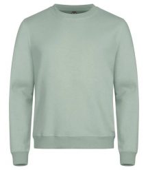 Clique Miami Roundneck – Bluza z okrągłym dekoltem z bawełny i poliestru z. Zielone bluzy męskie CLIQUE, m, bez wzorów, z bawełny, bez kaptura. Za 165.72 zł.