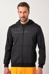 Męska Kurtka treningowa fitness dzianina dresowa kaptur do rozm. 7XL. Czarne kurtki męskie JAY-PI, m, bez wzorów, z bawełny, sportowe, bez kaptura. Za 349.99 zł.