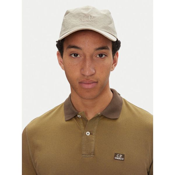 Czapka z daszkiem C.P. Company. Brązowe czapki i kapelusze damskie C.P. Company, bez wzorów. Za 399.99 zł.