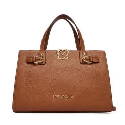 Torebka LOVE MOSCHINO. Brązowe torebki do ręki damskie Love Moschino, bez wzorów, klasyczne, bez dodatków. Za 1,009.00 zł.