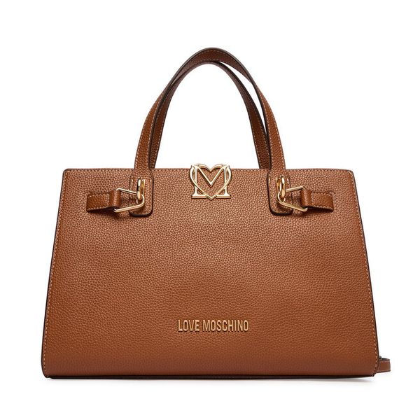 Torebka LOVE MOSCHINO. Brązowe torebki do ręki damskie Love Moschino, bez wzorów, klasyczne, bez dodatków. Za 1,009.00 zł.