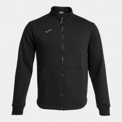 Kurtka z dresu Joma Confort IV. Czarne kurtki męskie Joma, l, bez wzorów, z bawełny, sportowe, bez kaptura. Za 341.00 zł.