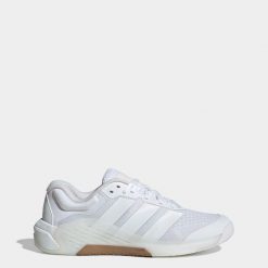 Buty fitness damskie ADIDAS. Obuwie sportowe damskie Adidas, bez wzorów, z kauczuku, na fitness i siłownię. Za 579.99 zł.
