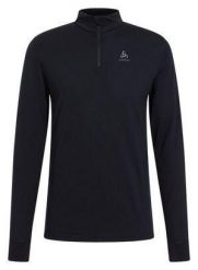T-shirt thermique Odlo Merino 200 col zippé manches longues clair. Czarne bluzki z długim rękawem męskie Odlo, l, bez wzorów, z materiału, bez kołnierzyka. Za 400.39 zł.