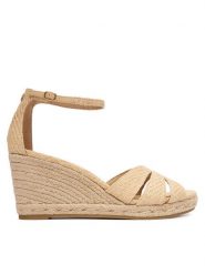 LAUREN RALPH LAUREN Espadryle 802P10424001 Beżowy. Brązowe sandały damskie Lauren Ralph Lauren, bez wzorów, z syntetyku, bez obcasa, bez zapięcia. Za 769.99 zł.