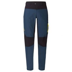 Spodnie VAUDE Qimsa. Niebieskie spodnie materiałowe męskie Vaude, m, bez wzorów. W wyprzedaży za 416.00 zł.