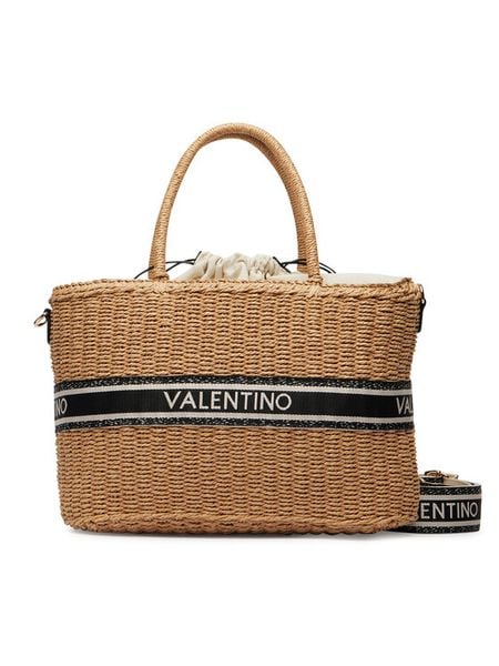 Valentino Torebka Boho VBGA0L01 Brązowy. Brązowe torebki do ręki damskie Valentino, bez wzorów, z syntetyku, boho, bez dodatków. Za 611.99 zł.