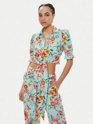 Guess Koszula W4GH42 WG4G0 Kolorowy Regular Fit. Bluzki damskie Guess, m, z aplikacjami, z wiskozy, bez kołnierzyka, bez ramiączek. Za 209.99 zł.