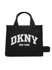 DKNY Torebka Hadlee R41AOR57 Czarny. Czarne torebki do ręki damskie DKNY, bez wzorów, z materiału, bez dodatków. Za 319.99 zł.