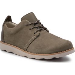 Półbuty CLARKS - Crown Park K 261405247 Khaki Leather. Półbuty chłopięce Clarks. W wyprzedaży za 179.00 zł.