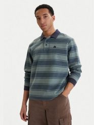 RVCA Polo KSL 23A033504 Zielony Regular Fit. Zielone koszulki polo męskie RVCA, m, bez wzorów, z bawełny, bez ramiączek. Za 299.99 zł.