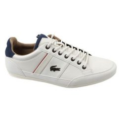 Lacoste Buty męskie Chaymon 118 2 białe r. 40.5 (CAM0012WN1). Buty sportowe męskie Lacoste. Za 436.99 zł.